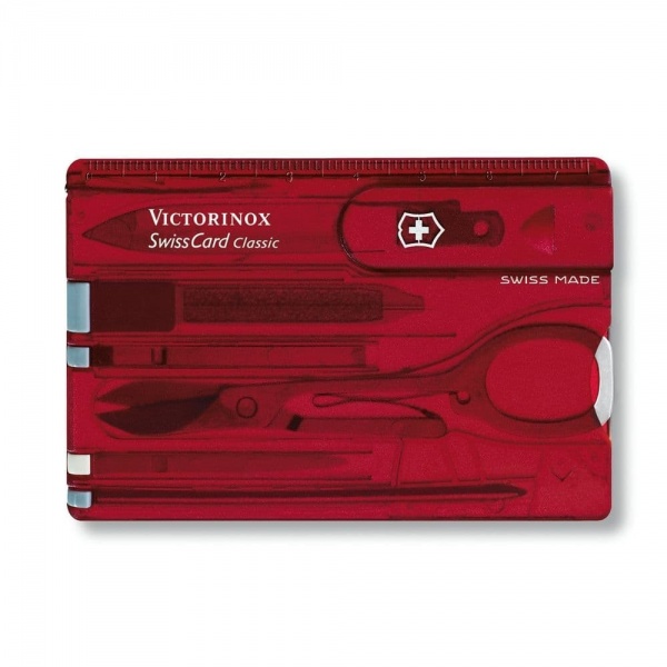Victorinox Swiss Card Jelly-Red