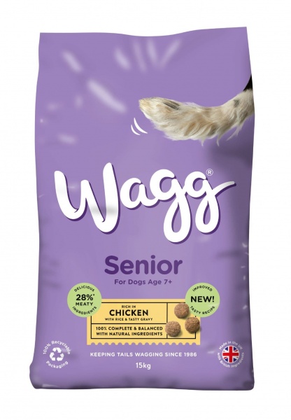 Wagg Complete Senior Chicken Dog Food 15kg