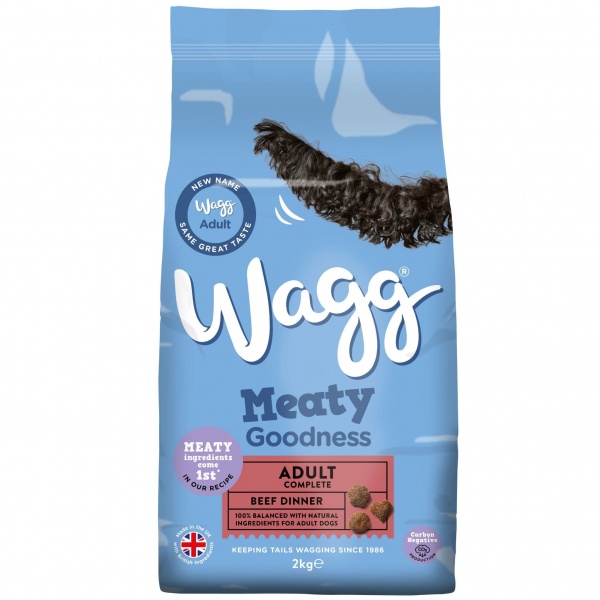 Wagg Meaty Goodness Adult Beef & Veg Dog Food 4 x 2kg