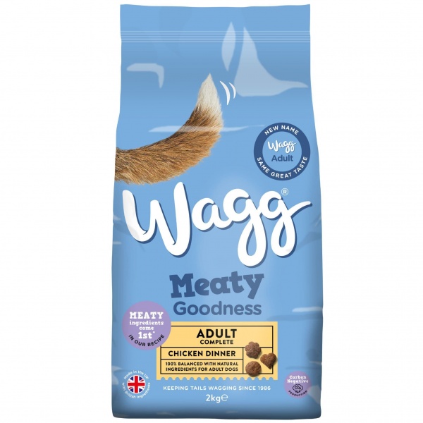 Wagg Meaty Goodness Adult Chicken Dinner Dog Food 4 x 2kg