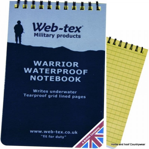 Web-tex Warrior Waterproof Notebook