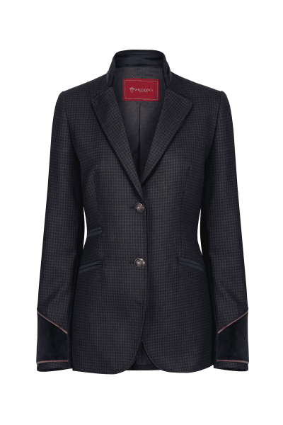 Welligogs Ascot Chelsea Wool Tweed Jacket - Navy