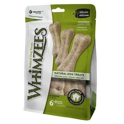 Whimzees Rice Bones Medium/Large 9 bones x 6
