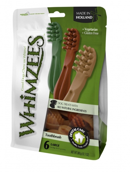 Whimzees Toothbrush Large 6x6 Bags x 150mm